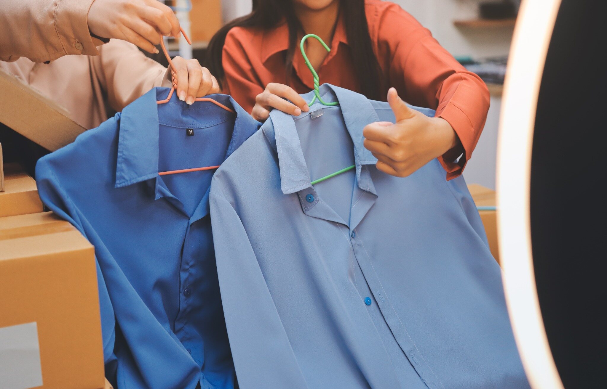 Garment production and job work ERP view